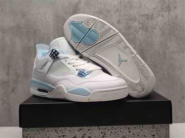 Men's Hot Sale Running weapon Air Jordan 4 White Shoes 0210